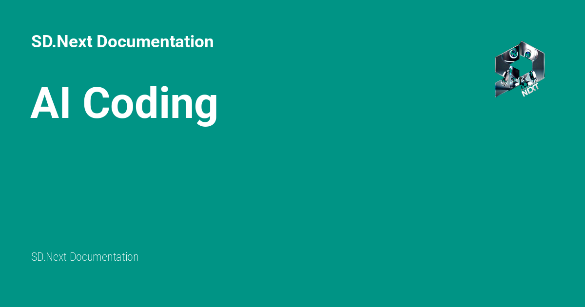 AI Coding - SD.Next Documentation